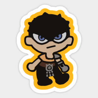 dystopian girl Sticker